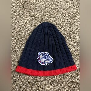 Champs Gonzaga Bulldogs Men's Navy Beanie Hat One Size Embroidered Logo NCAA